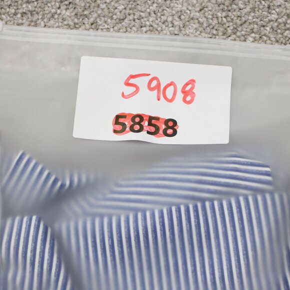 Cutter & Buck Polo Shirt Mens XL Blue/White Stretch S/S Golf Torrey Pines Logo - Picture 14 of 14